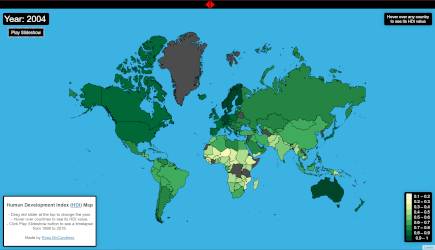 Human Dev Index Map Image