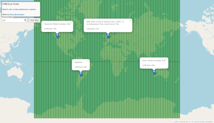 UTM Zone Finder Image